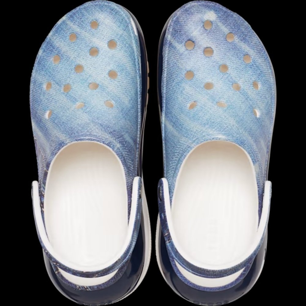 NEW. CROCS MEGA CRUSH DENIM - Picture 3 of 4